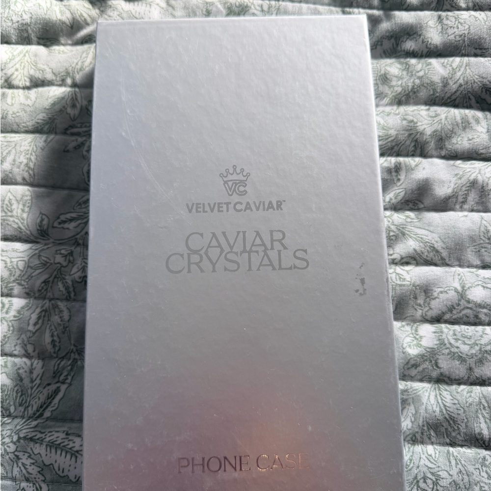 Velvet Caviar Caviar Crystals Silver Case